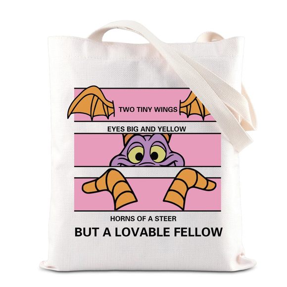 Purple Dragon Merchandise Tote Bag Epcot Dragon Lovers Gift Kingdom Gift Wdw :3 - Picture 1 of 6